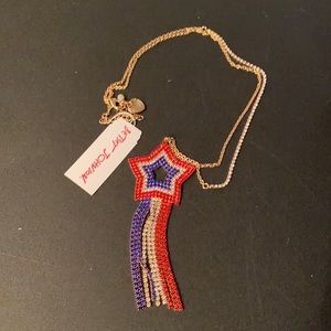 Betsy Johnson patriotic necklace